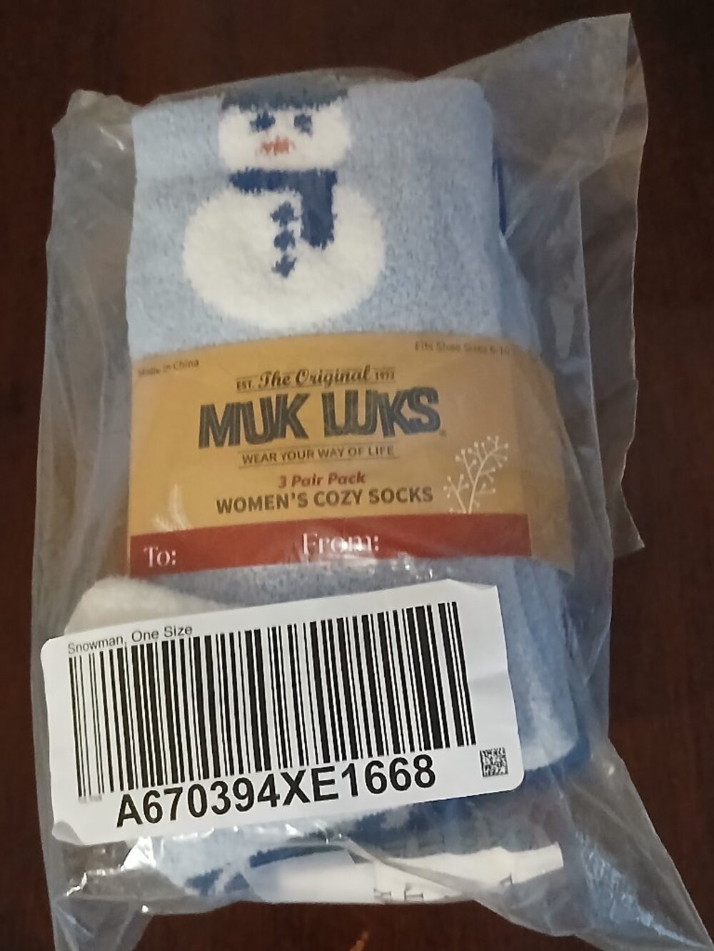 Muk Luks Set of 3 Holiday Icon Socks